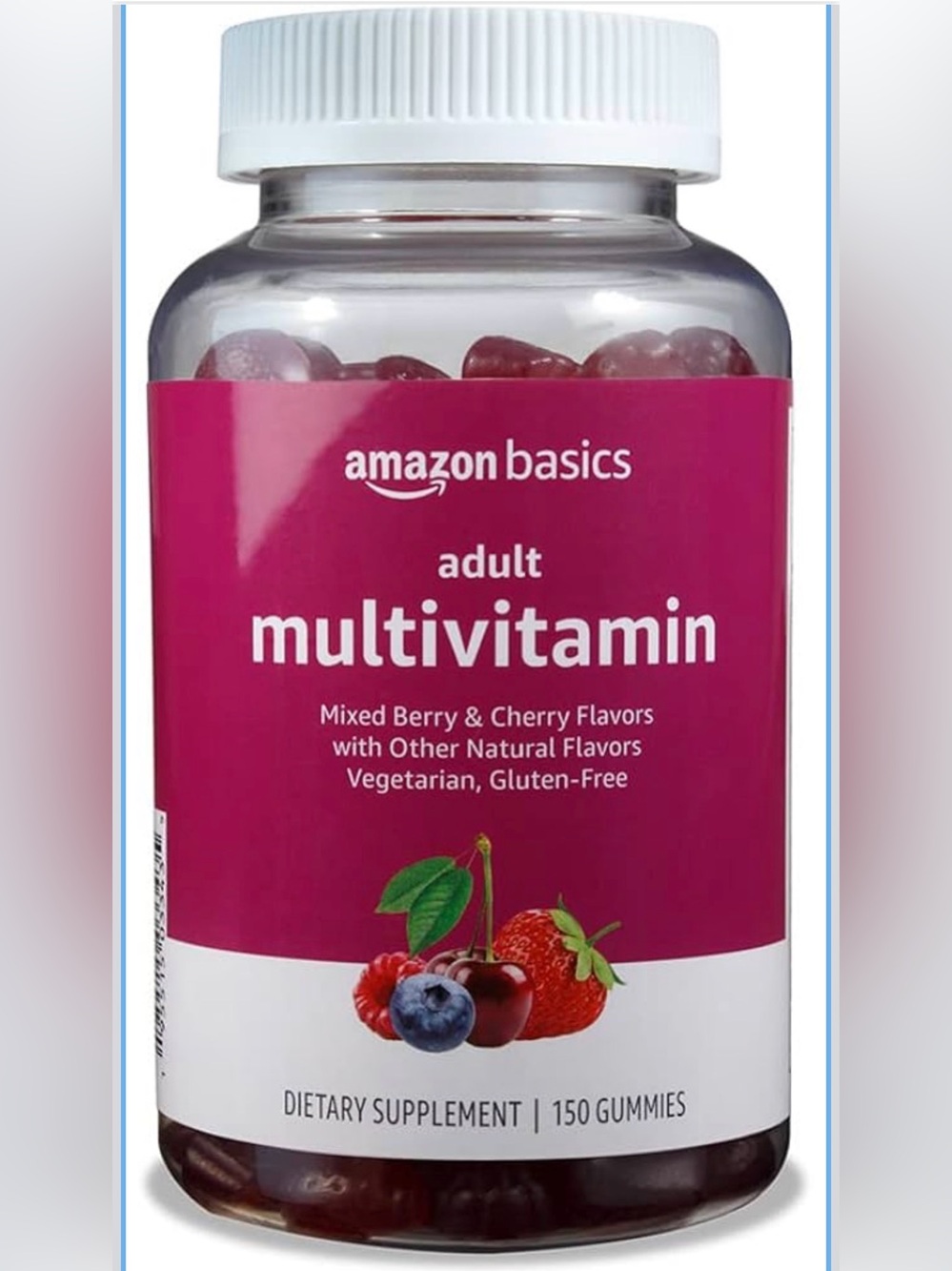 Amazon Basics Adult Multivitamin Gummies - Bundle of 2 159 each Exp 7/27